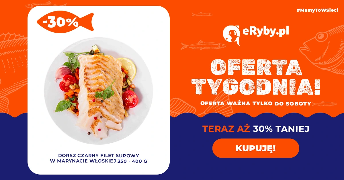 Produkt tygodnia: dorsz w marynacie -30%